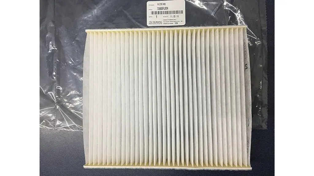 subaru cabin air filter 72880fl00a