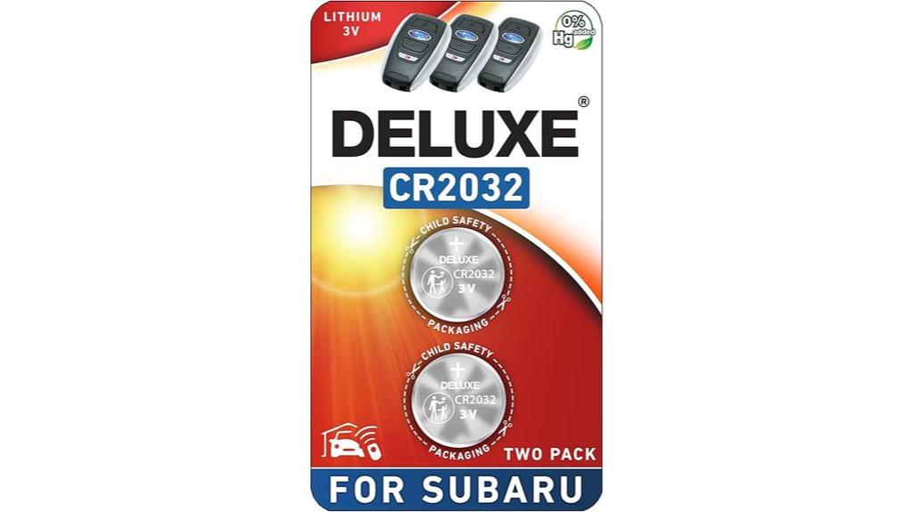 subaru key fob batteries