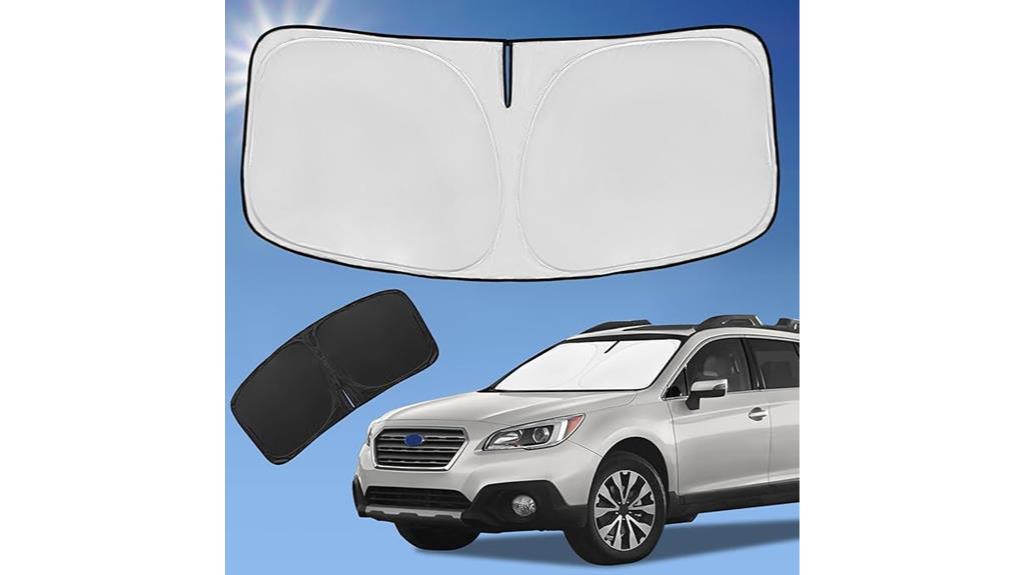 subaru outback windshield sunshade