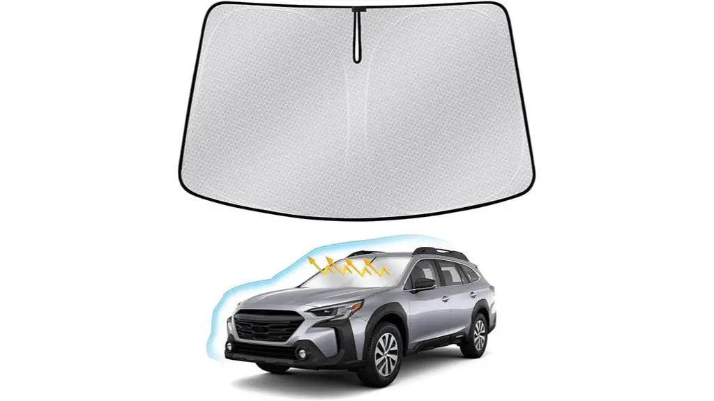 subaru outback windshield sunshade