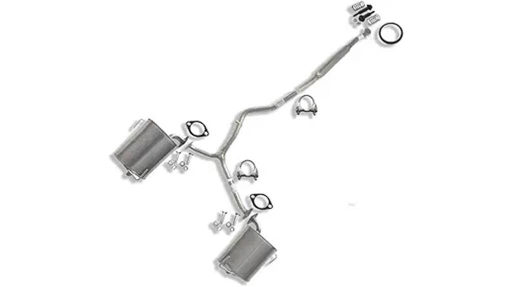 subaru stainless steel exhaust kit