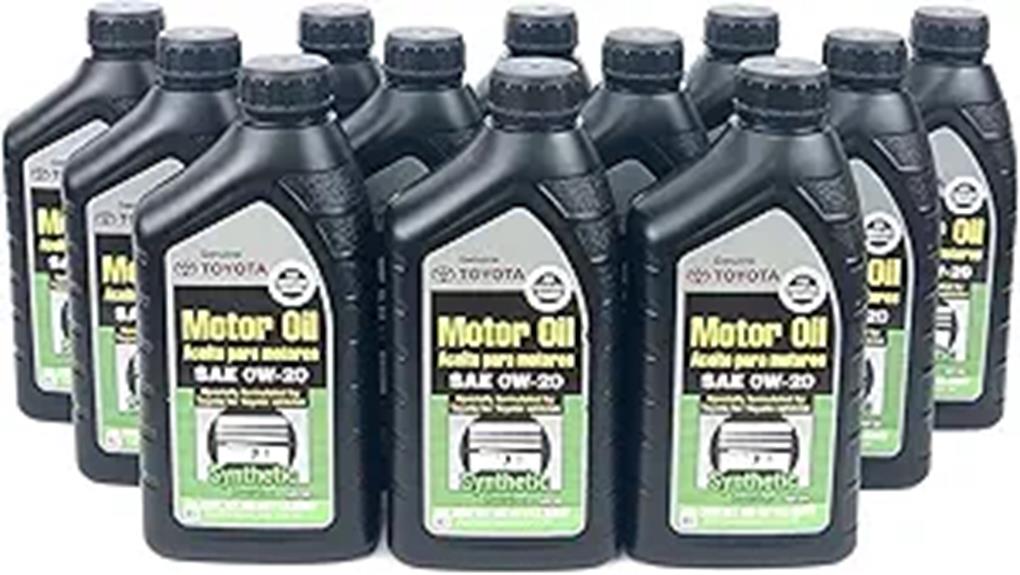 toyota 12 quarts synthetic oil