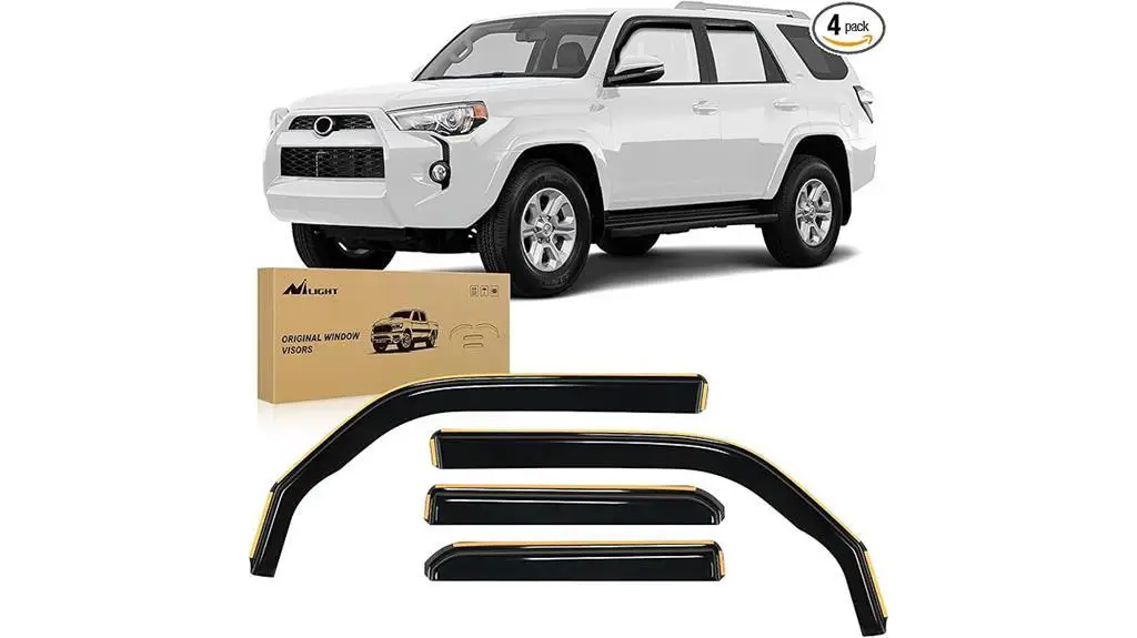 toyota 4runner rain guards