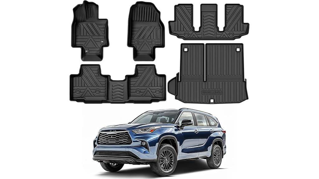 toyota highlander mats 2020 2024