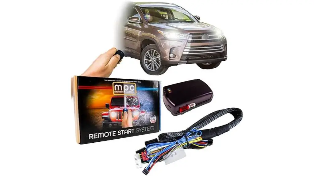 toyota highlander remote start