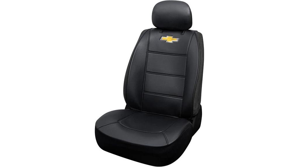 universal chevy logo seat cover