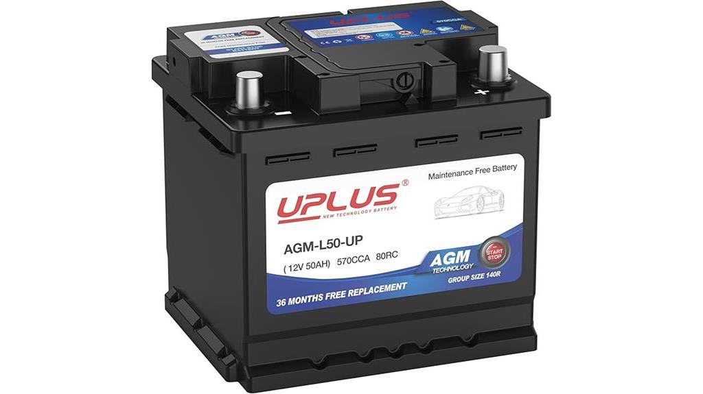 uplus agm car battery